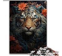 Jigsaw Puzzles for Adults, 1000 Piece Mystic Tiger Jigsaw Made of cardboard, for Parents, Lovers, Friends - Age 14+ 1000pcs(26x38cm)
