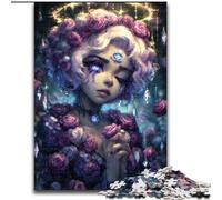Jigsaw Puzzles for Adults 1000 Piece Mystical Spirit Girl, for And 14 Years And over for Educational Game Challenge Toy Gift for Birthdays (Size 26x38cm)