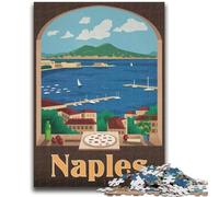 Jigsaw Puzzles for Adults 1000 Piece Naples Puzzles for Adults,Stress Reliever Difficult Challenge Unique Home Decor And Gifts (26x38cm)