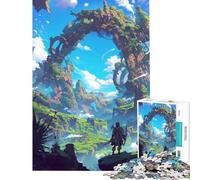 Jigsaw Puzzles for Adults 1000 Piece Nature Anime World Challenging To Complete For Family Fun Fun Games for Ages 14 And over (38x52cm)