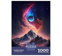 Jigsaw Puzzles for Adults 1000 Piece Nebula Mountains Puzzles for Adults Relax Games Pattern Assembly Christmas Birthday Gifts 70x50cm/1000pcs