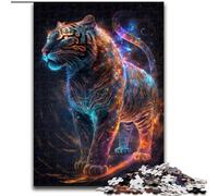Jigsaw Puzzles for Adults, 1000 Piece Nebula Tiger cardboard Jigsaw Puzzles size 26x38cm for Teenagers & Teens, Ideal Birthday
