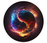 Jigsaw Puzzles for Adults, 1000 Piece Neon Planet Paper Jigsaw Family Interactive Game,Craft Gift with Colorful Artwork (67.5x67.5cm)