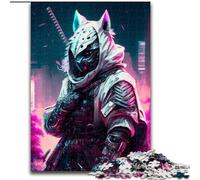 Jigsaw Puzzles for Adults 1000 Piece Neon Warrior Jigsaw Puzzles for Adults, 1000 Piece Making It A Great Gift for Family Fun (Size 50x75 cm)