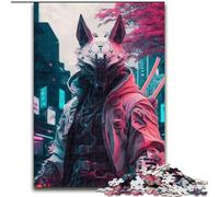 Jigsaw Puzzles for Adults 1000 Piece Neon Warrior Jigsaw Puzzles size 50x75cm Ideal for Lover, Perfect Christmas, New Year, Valentine's Gift