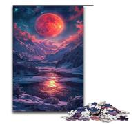 Jigsaw Puzzles for Adults 1000 Piece Neon Winter Nature Wooden Puzzle Learning Educational Toys Family Games 1000 PCS