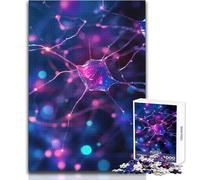 Jigsaw Puzzles for Adults 1000 Piece Neuron Network Unique Challenge Game Home Art Decor Gift For Birthdays Size 50x75cm