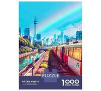 Jigsaw Puzzles for Adults 1000 Piece Next Stop Tokyo Adult Puzzles Anti-Stress Toys Improve Memory Challenging Game Gifts 70x50cm/1000pcs