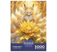 Jigsaw Puzzles for Adults 1000 Piece Nine Tailed Fox Jigsaw Relax Games Wall Decoration Deal As Gifts for The Whole Family 52x38cm/1000pcs
