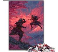 Jigsaw Puzzles for Adults 1000 Piece Ninja at The Foot of Mount Fuji Jigsaw Perfect for Teenagers & Family Fun, for Birthdays (size 50x75cm)