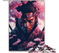 Jigsaw Puzzles for Adults 1000 Piece Ninja Made of Wood, Fun Present & Activity for Home 50x75cm Birthday Party for Men Women