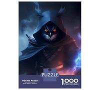 Jigsaw Puzzles for Adults 1000 Piece Ninja Owl Puzzles for Adults Hands-on Game Stress Reliever Stress Reduction Gifts 70x50cm/1000pcs