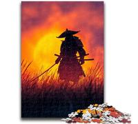 Jigsaw Puzzles for Adults 1000 Piece Ninja Warrior at Sunset Teenager Jigsaw,family Fun Games Is Ideal As A Gift for The Whole Family (26x38cm)