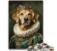 Jigsaw Puzzles for Adults 1000 Piece Noble Golden Retriever for And from 14 Years And over Hands-on Game Christmas Game Gifts 50x75cm