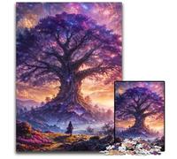 Jigsaw Puzzles for Adults 1000 Piece Norse Cosmic Tree of Life Difficult Puzzles for Adults Gift for Men And Women Daily Special Occasion 1000 PCS(75x50cm)
