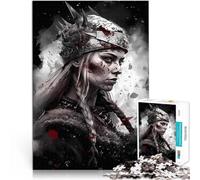 Jigsaw Puzzles for Adults 1000 Piece Norse Nordic Mythology Spiele Spielzeug Geschenk Wunschliste mit dem Weihnachtsmann38x26cm