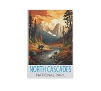 Jigsaw Puzzles for Adults 1000 Piece，North Cascades National Park，Educational Games Brain Challenge Jigsaw Puzzles for Adult Kids（38x26cm）-FP7