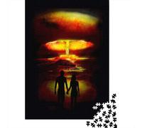 Jigsaw Puzzles for Adults 1000 Piece Nuclear Apocalypse Art Print Puzzles for Adults Relaxing Games A Work of Art Fun Activities at Home 38x26cm/1000pcs