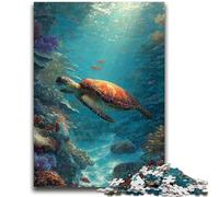 Jigsaw Puzzles for Adults 1000 Piece Ocean Turtle Teenager Jigsaw,Relax Games Is Ideal As A Gift for The Whole Family (38x26cm)