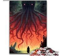 Jigsaw Puzzles for Adults 1000 Piece Octopus Monster Jigsaw Puzzles Made of Wood,Relaxing Entertainment, Home Decor 1000pcs(50x75cm)