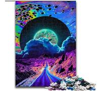 Jigsaw Puzzles for Adults 1000 Piece Over The Horizon Wooden Jigsaw size 50x75cm Perfect Home Or Office Decor, Ideal