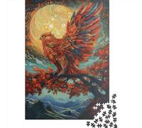 Jigsaw Puzzles for Adults 1000 Piece Owl And Sunset Puzzles for Adults Paper Board Puzzles Funny 1000pcs (38x26cm)