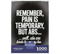 Jigsaw Puzzles for Adults 1000 Piece Pain Is Temporary, But Abs... Puzzles for Adults Hands-on Game Stress Reliever Stress Reduction Gifts 70x50cm/1000pcs