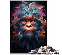 Jigsaw Puzzles for Adults 1000 Piece Painting Art Monkey Quiz game 26x38cm deal as gifts for the whole family for teenager Age 14 Up