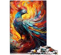 Jigsaw Puzzles for Adults 1000 Piece Painting Color Phoenix Game Toys 26x38cm Unique Home Decor and Gifts