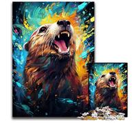 Jigsaw Puzzles for Adults 1000 Piece Painting Colorful Sea Otter Wooden Jigsaw Challenging Brain Teaser for Teenagers Family Fun Interactive Game 1000 PCS(75x50cm)