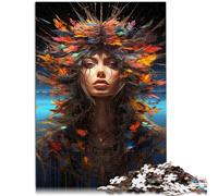 Jigsaw Puzzles for Adults 1000 Piece painting goddess Educational Toys 26x38cm with Matching Poster and Trivia Sheet for 14 year olds
