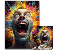 Jigsaw Puzzles for Adults 1000 Piece Painting Screaming Man Puzzles for Adults Relaxing Entertainment Home Decor 1000 PCS(38x26cm)