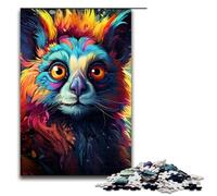 Jigsaw Puzzles for Adults 1000 Piece PaintingColorArtAnimals Jigsaw Puzzles Games Toys Gift Suitable for Desktop Decoration 1000 PCS(75x50cm)