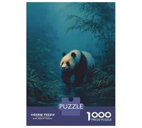 Jigsaw Puzzles for Adults 1000 Piece Panda in A Rainy Bamboo Forest Jigsaw Relax Games Wall Decoration Deal As Gifts for The Whole Family 38x26cm/1000pcs