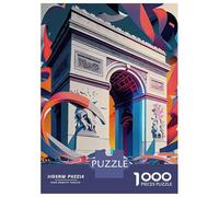 Jigsaw Puzzles for Adults 1000 Piece Paris Arc De Triomphe 1 Jigsaws for Adults Anti-Stress Toys Birthday Present Unique Birthday And Gifts 38x26cm/1000pcs