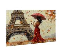 Jigsaw Puzzles for Adults 1000 Piece Paris Jigsaw Puzzle-Colourful, Challenging Game/Brainteasing Adult Jigsaws, The Whole 3D Jigsaw Gifts for Women, Men Beautiful Decoration-Iron Tower fr0-743
