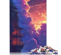 Jigsaw Puzzles For Adults 1000 Piece Paris Streets Wooden Puzzles Difficult Puzzles Educational Toy Gift Puzzle Games 1000pcs (75x50cm)