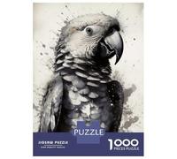 Jigsaw Puzzles for Adults 1000 Piece Parrot Beauty Watercolor Puzzle for Adults Brain Teaser Game Presents for Women Fun Activities at Home 70x50cm/1000pcs