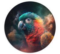 Jigsaw Puzzles for Adults, 1000 Piece Parrot Nebula Round Puzzles Perfect for Family Fun on Christmas,Thanksgiving,Birthdays & Easter (67.5x67.5cm)