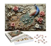 Jigsaw Puzzles for Adults 1000 Piece, Peacock Puzzles for Adults -2682