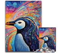 Jigsaw Puzzles for Adults 1000 Piece Penguin Impossible Jigsaw Puzzles for Adults Ideal for Family Fun, Relaxation 26X38CM/10.23x14.96inch