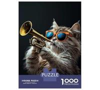 Jigsaw Puzzles for Adults 1000 Piece Persian Trumpet Puzzle for Adults Brain Teaser Game Enhance Memory Fun at Home Activities, 70x50cm/1000pcs