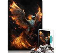 Jigsaw Puzzles for Adults 1000 Piece Phoenix from The Ashes Puzzles for Adults,Stress Reliever Difficult Challenge Unique Home Decor And Gifts 38x26cm