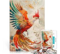 Jigsaw Puzzles for Adults 1000 Piece Phoenix Legendary Creature Entspannungsspiele Tolles Geschenk für Spiele75x50cm