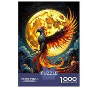 Jigsaw Puzzles for Adults 1000 Piece Phoenix Rising Before The Moon Jigsaw Hands-on Game Birthday Present Unique Birthday And Xmas Gifts 70x50cm/1000pcs
