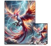 Jigsaw Puzzles for Adults 1000 Piece Phoenix Vintage paper Jigsaw Puzzles for Adults Educational Toy for Teenagers Home Office Decor 1000 PCS(38x26cm)