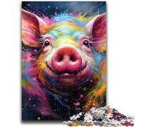 Jigsaw Puzzles for Adults 1000 Piece Pig Teenager Jigsaw,family Fun Games Is Ideal As A Gift for The Whole Family (26x38cm)