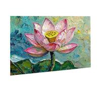 Jigsaw Puzzles for Adults 1000 Piece Pink Jigsaw Puzzle-Colourful, Challenging Game/Brainteasing Adult Jigsaws, The Whole 3D Jigsaw Gifts for Women, Men Beautiful Decoration-Lotus fr0-1199