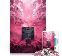 Jigsaw Puzzles for Adults 1000 Piece Pink Noise Bliss Familienspiel für und eignet sich ideal als Geschenk für die ganze Familie38x26cm