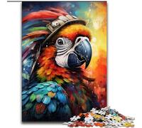 Jigsaw Puzzles for Adults 1000 Piece Pirate Parrot Impossible Jigsaw Puzzles for Adults size 26x38cm Family Fun Activity, Brain Challenge, for Teenager